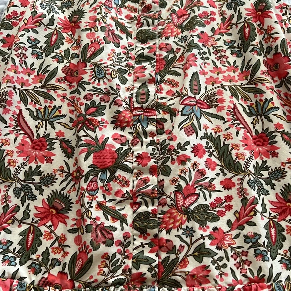 Madewell Button-Front Floral Dress - Picture 2 of 6